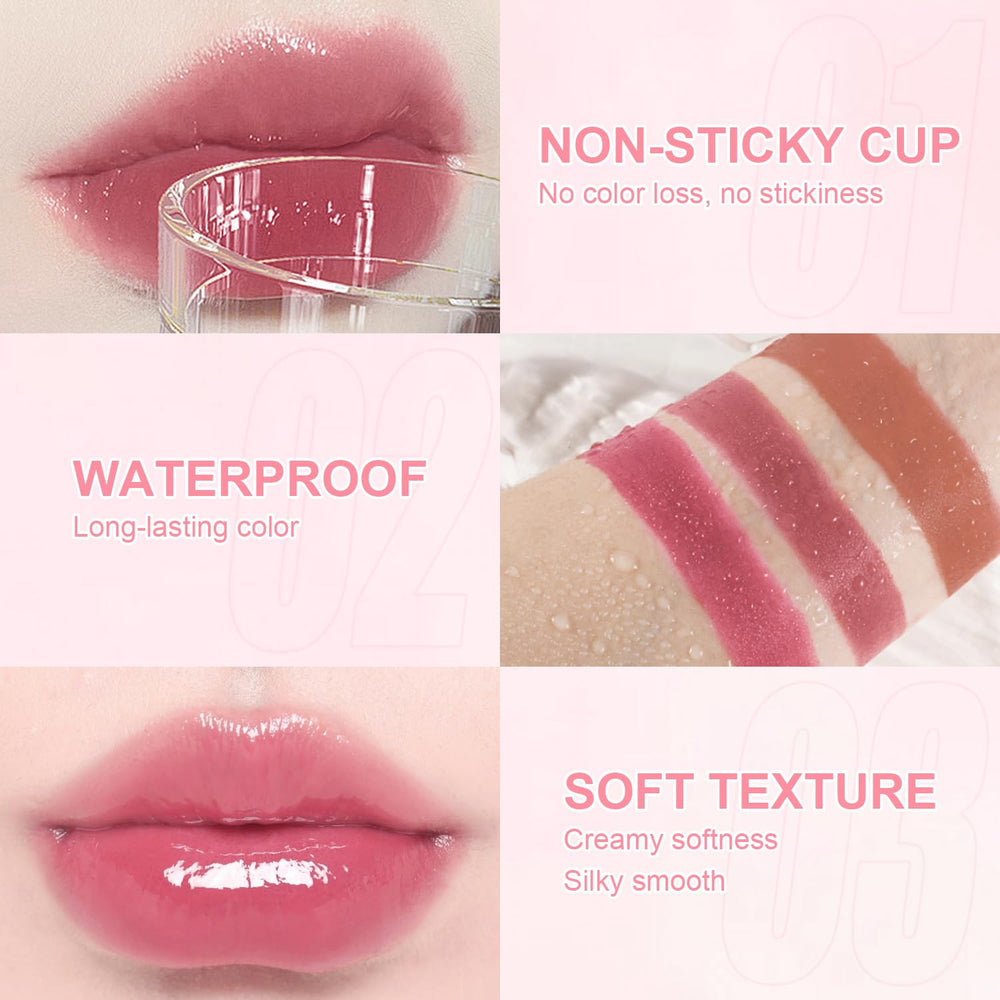 GADMLURY tinted plumping lip oil adds color and hydration.
