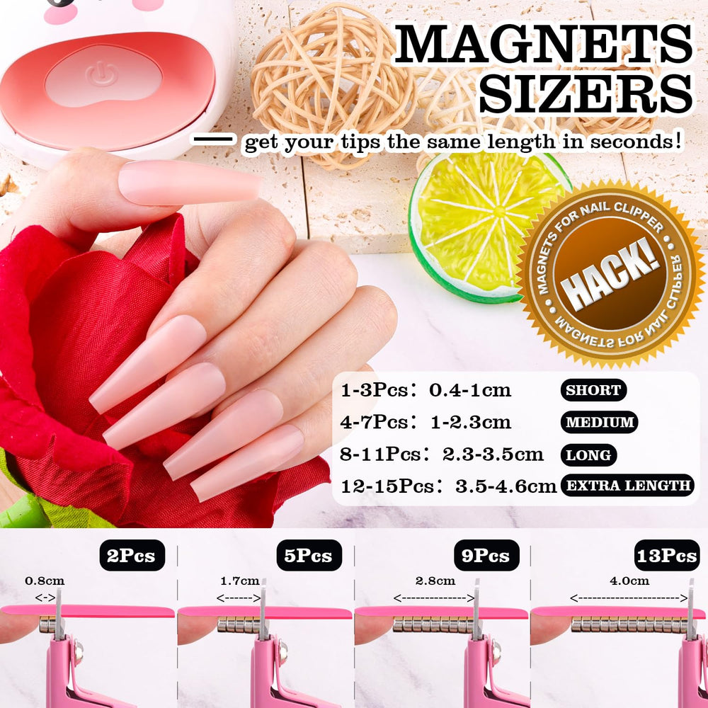 GA&EN magnet sizers assembly illustrates easy length matching for even tips.