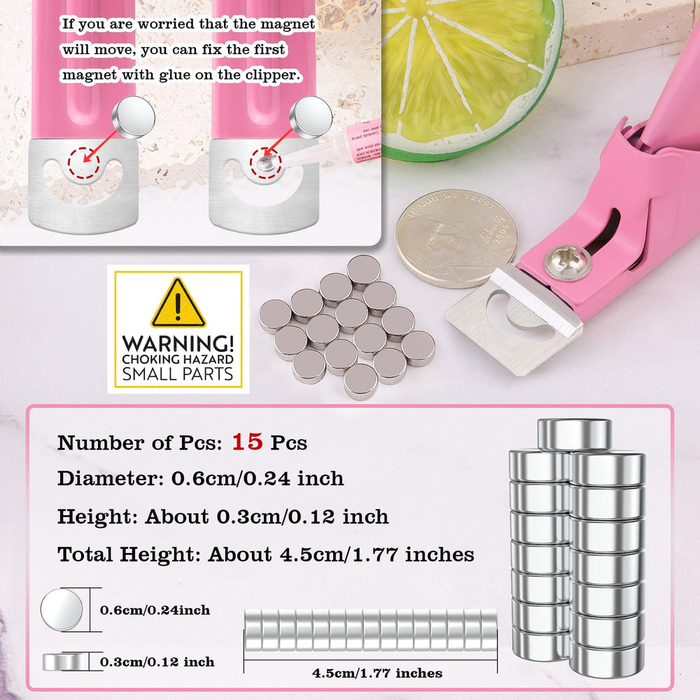 GA&EN nail clipper close-up shows sharp blade for smooth cuts on acrylic tips.