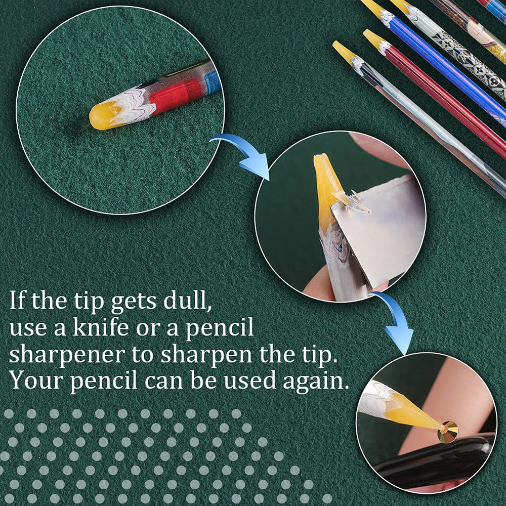 GA&EN sharpened pencils ready to use straight from package.