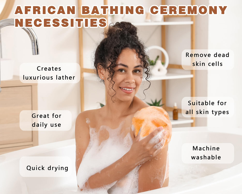 Gainlove sponge creates rich lather with soap or body wash.