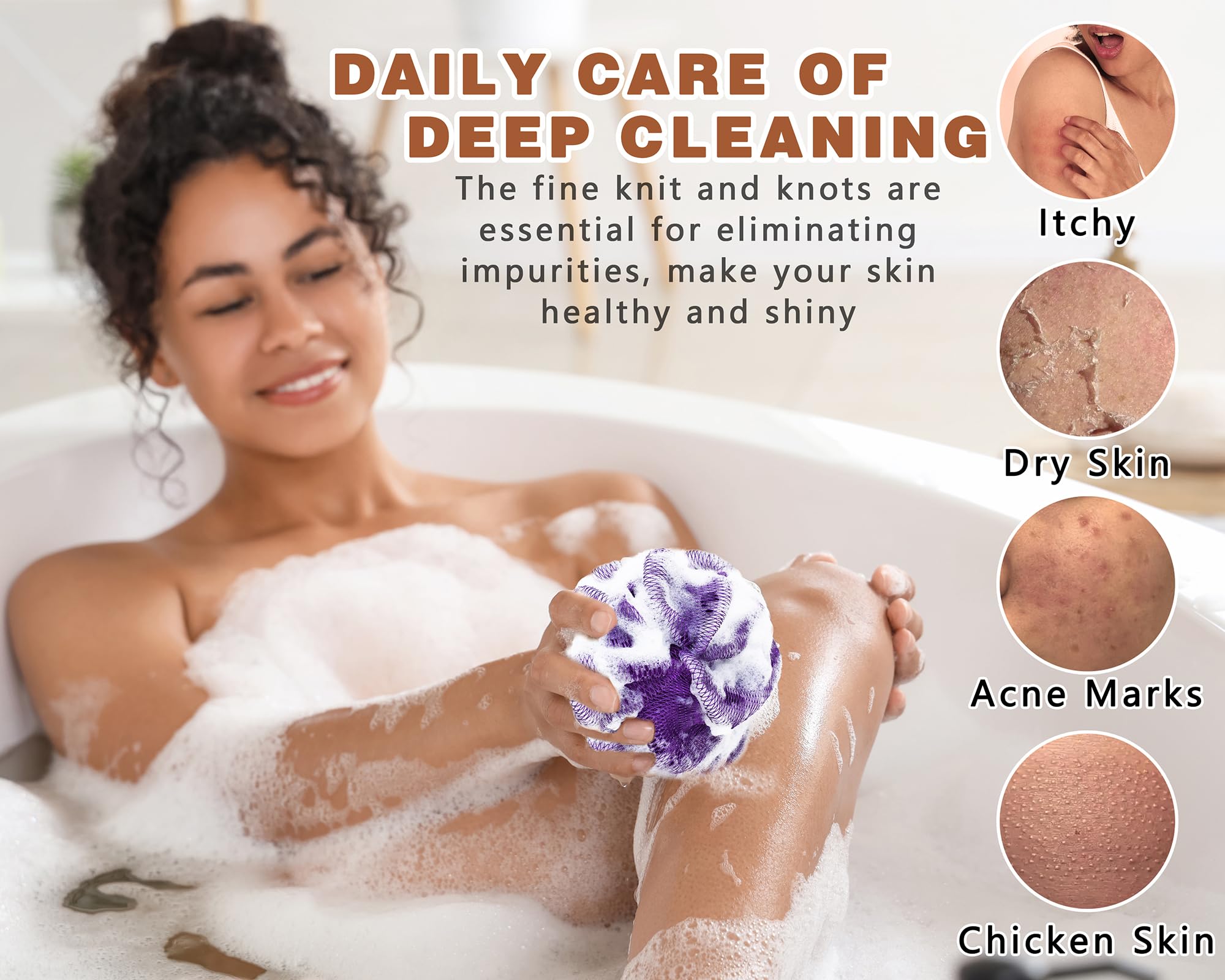 Gainlove African Net Sponge two-pack provides durable exfoliation value daily.
