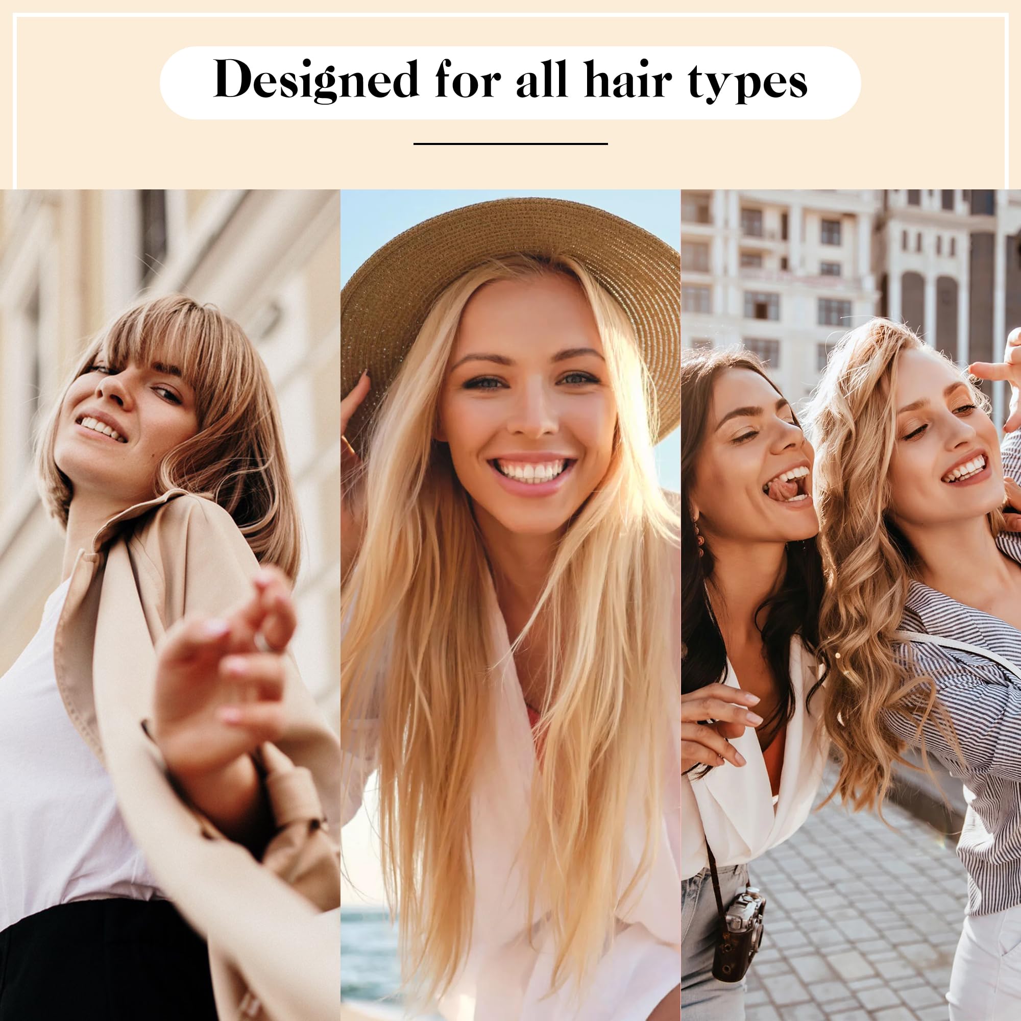GAINWELL bamboo brush suitable for all hair types during daily brushing.