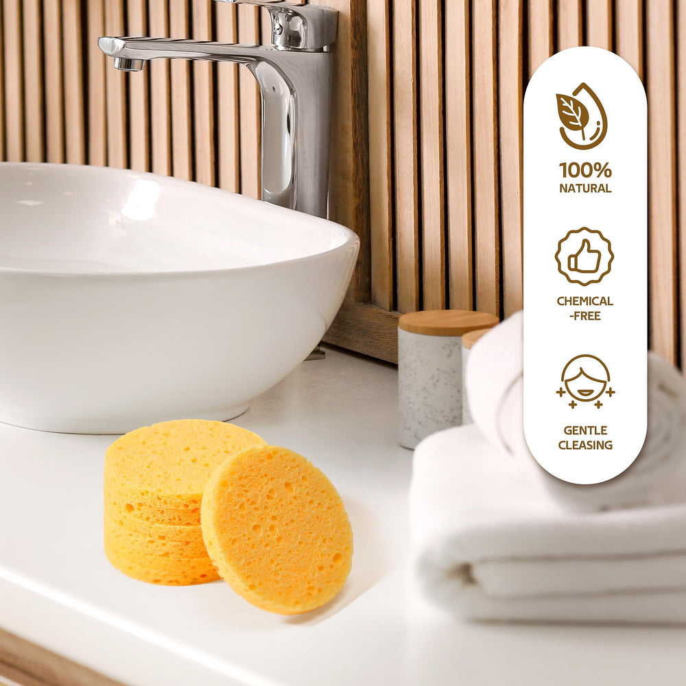 GAINWELL sponges support light exfoliation and gentle cleansing