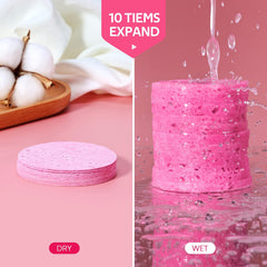 GAINWELL daily face cleansing sponges for refreshed, clean skin