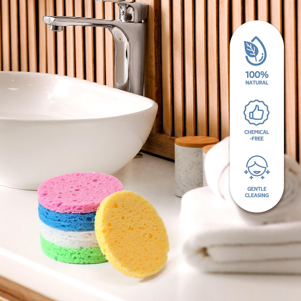 Gainwell reusable natural sponges; air-dry for ongoing use and eco-friendly disposal.