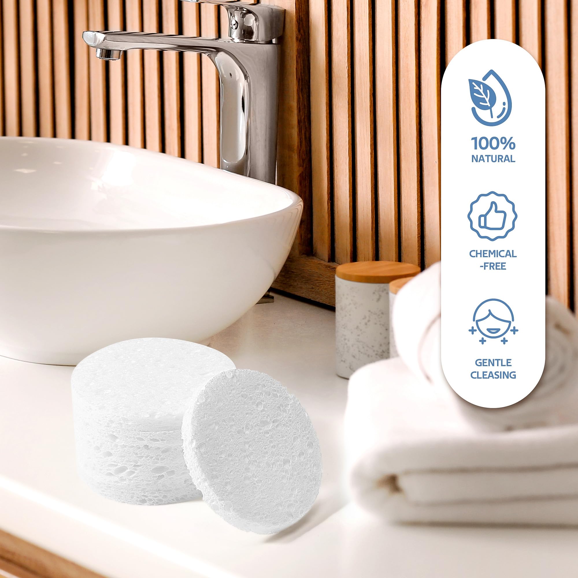 Gainwell spa-grade facial sponge suitable for daily routines and professionals.