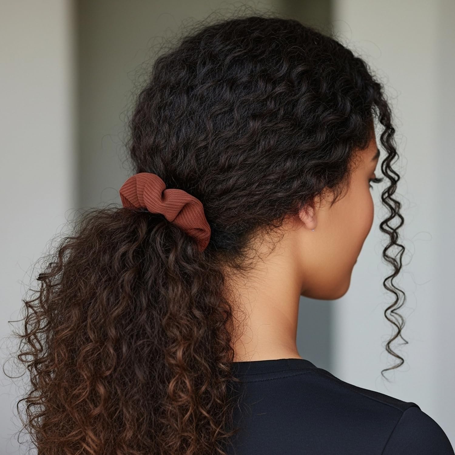 GALAGLIMMER Scrunchies de algodón se lavan a máquina, mantienen color y elasticidad.