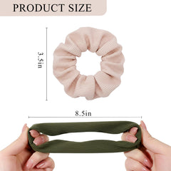 GALAGLIMMER Scrunchies de algodón ofrecen sujeción firme para todo el día.