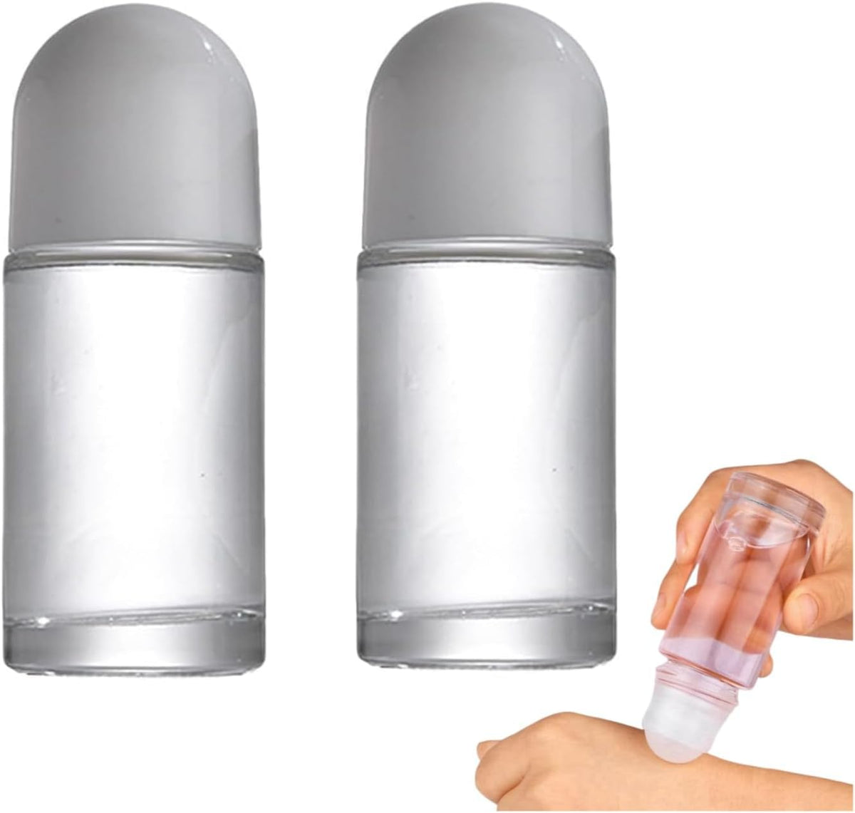 Galepromot 50ml glass roller bottle for precise essential oil application