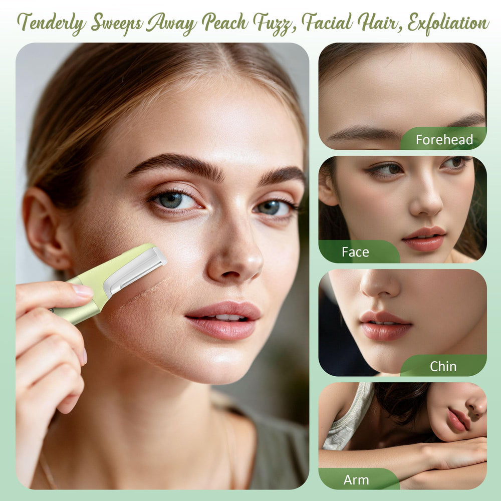 Galtxen dermaplane razor with 3-speed control for tailored exfoliation
