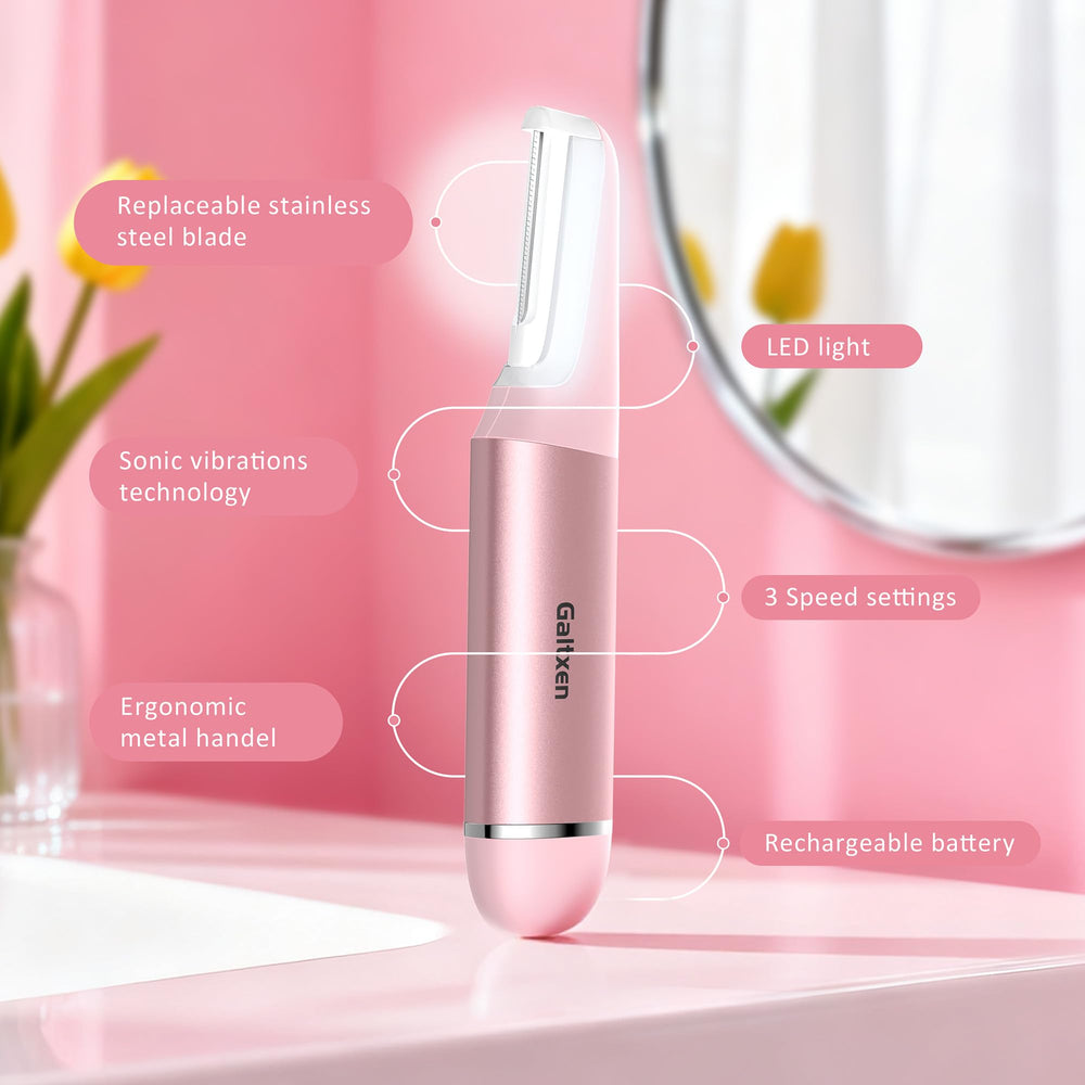 Galtxen dermaplane action delivers smoother skin texture visually