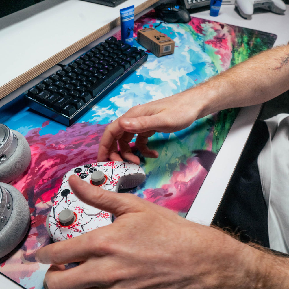 Gamer Grip diseño compacto para llevarlo donde sea