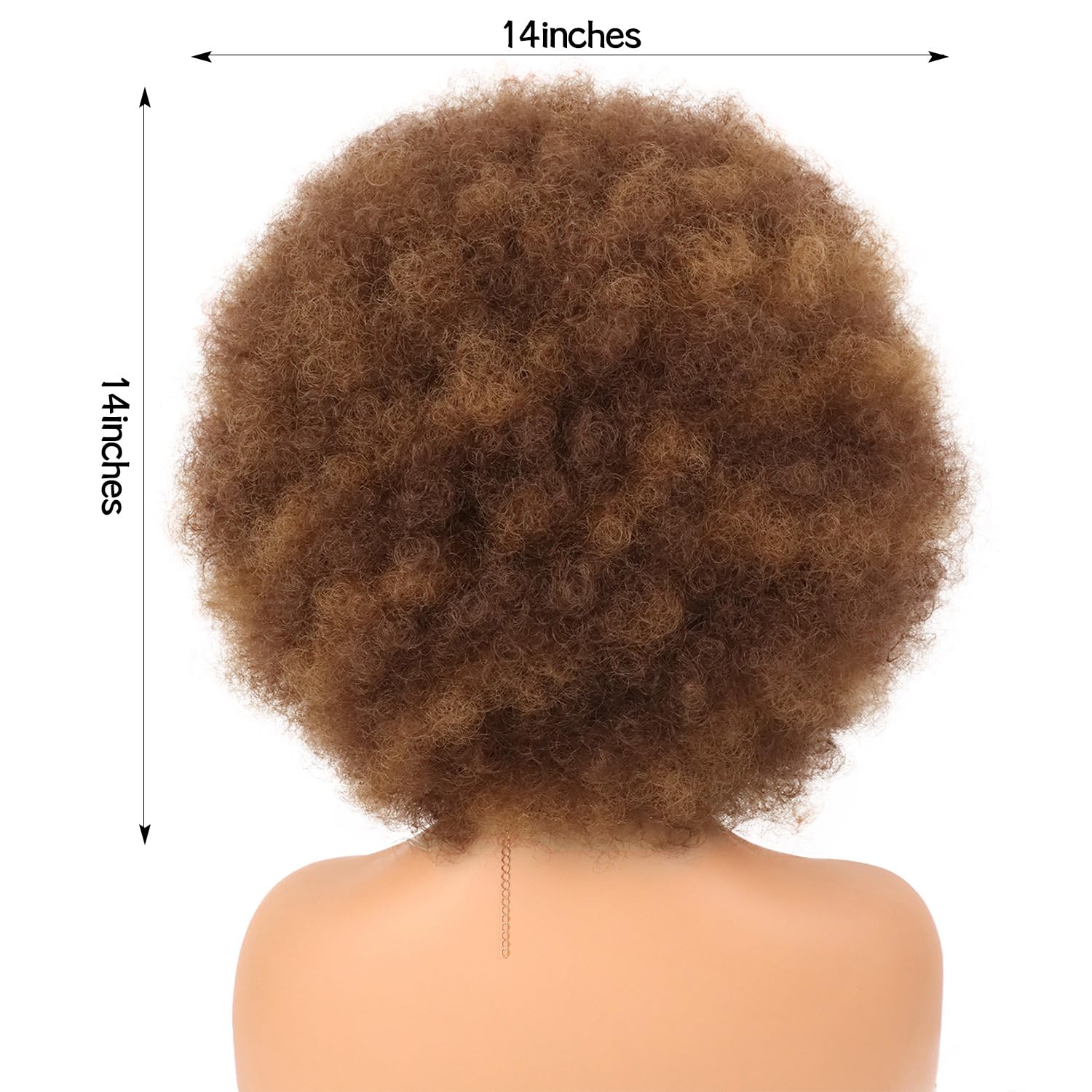 Lifelike texture and natural movement in G&T Wig 70s Afro Puff