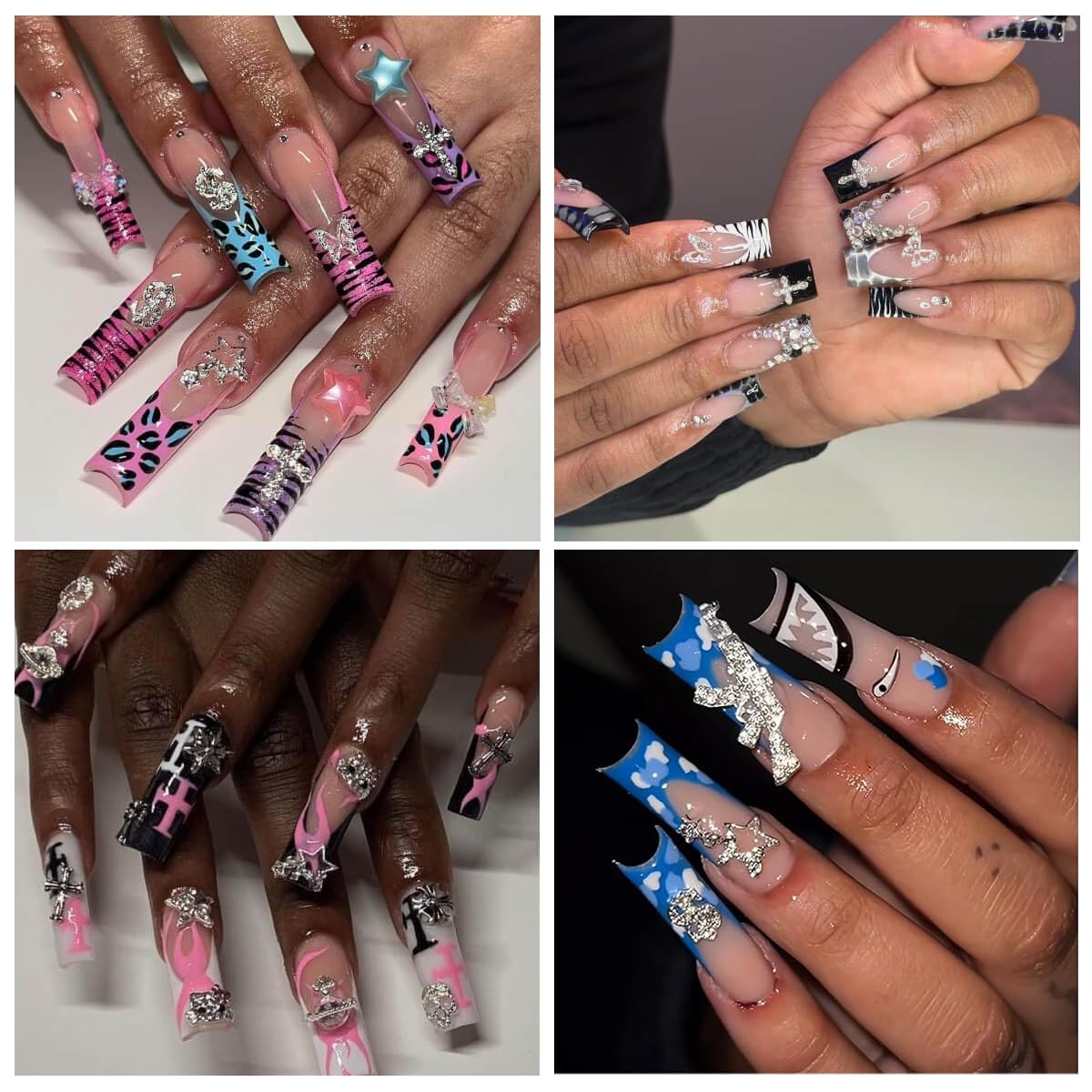 Ganepwns charms pair with other designs for versatile manicure looks