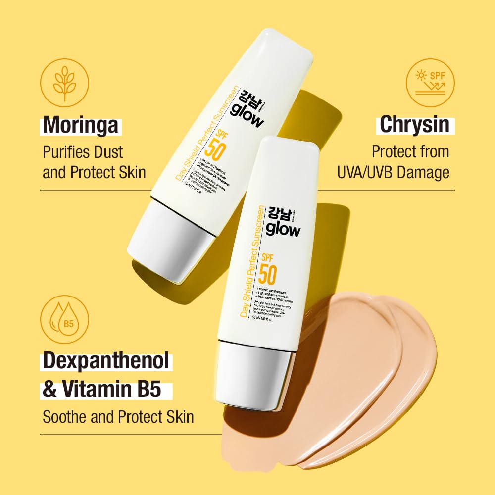 GANGNAM GLOW Day Shield dermatologist-recommended formula close-up