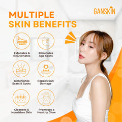 Ganskin curcuma natural pureza: cuidado suave con ingredientes naturales