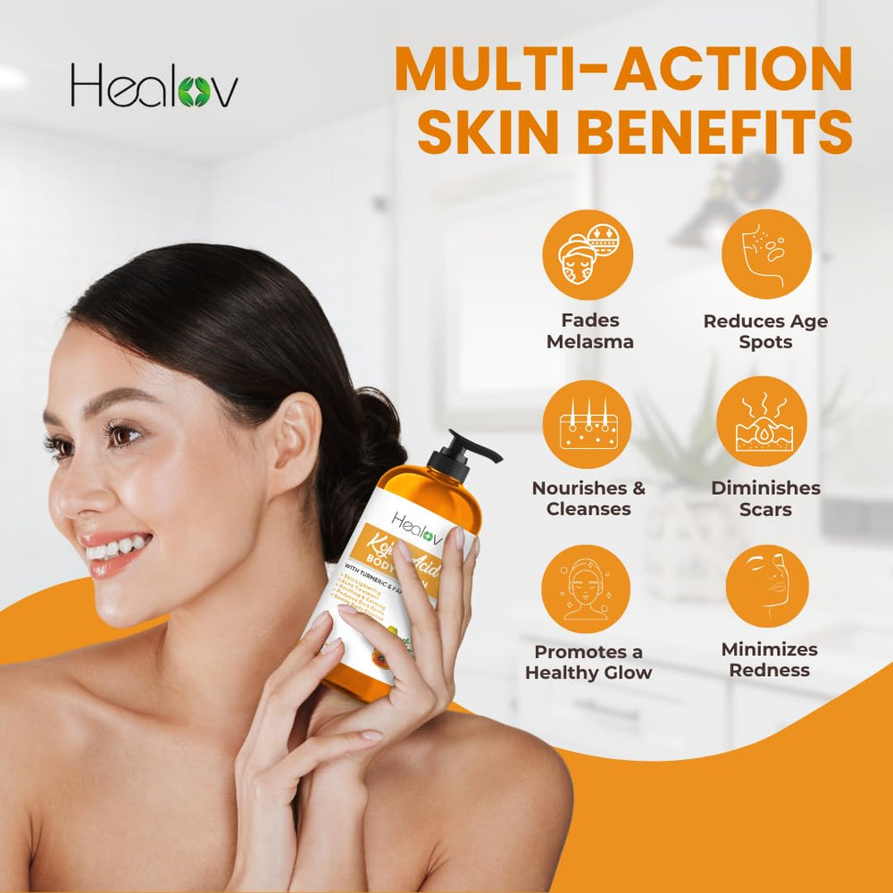 Ganskin jabf3n Kojico con papaya, exfolia suave y ilumina la piel.