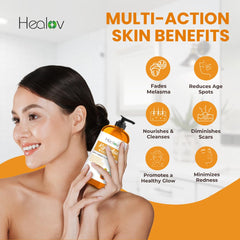 Ganskin jabf3n Kojico con papaya, exfolia suave y ilumina la piel.