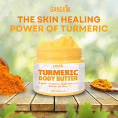 Ganskin manteca cuerpo curcuma: hidratación intensa para piel suave
