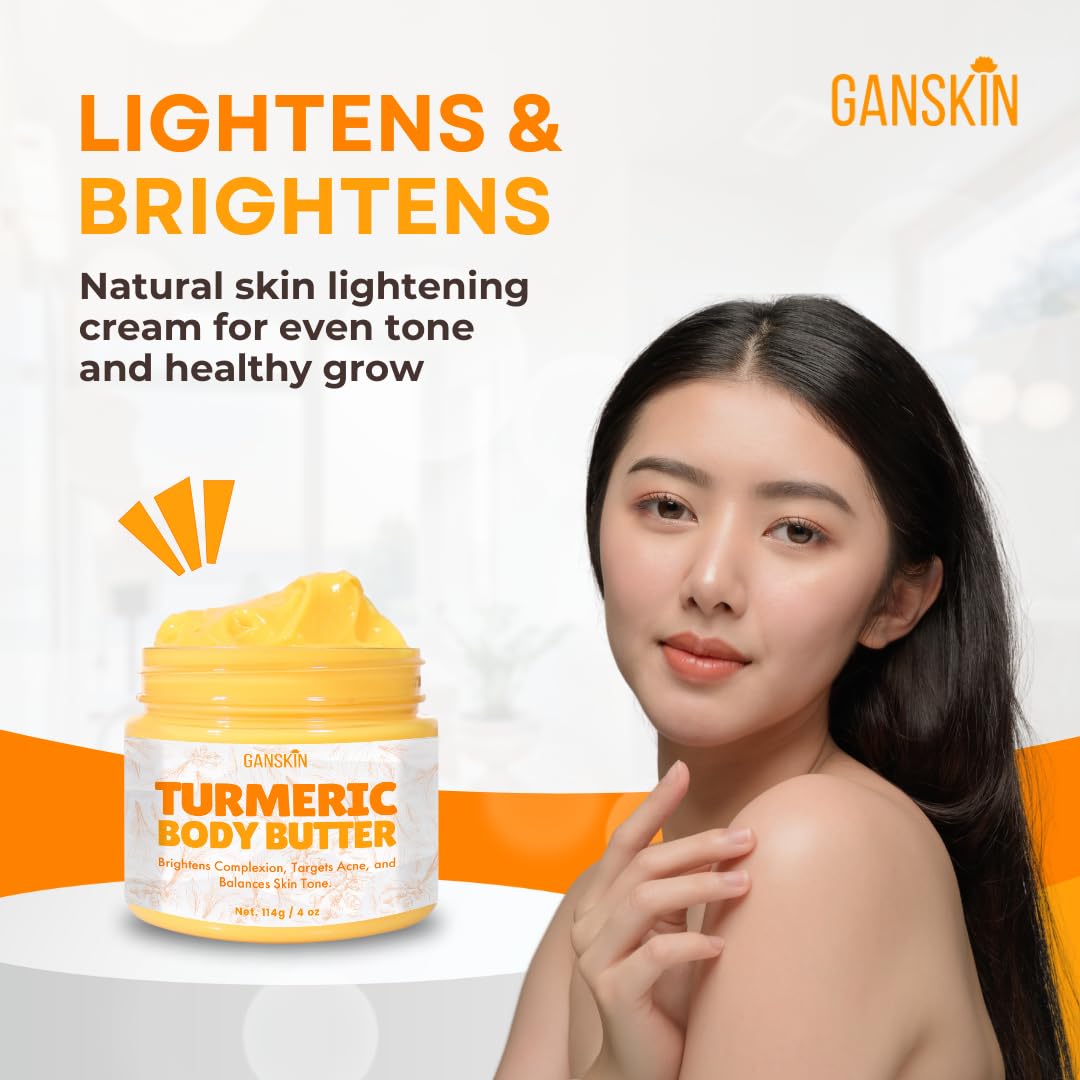 Ganskin resultados tono uniforme curcuma y brillo suave