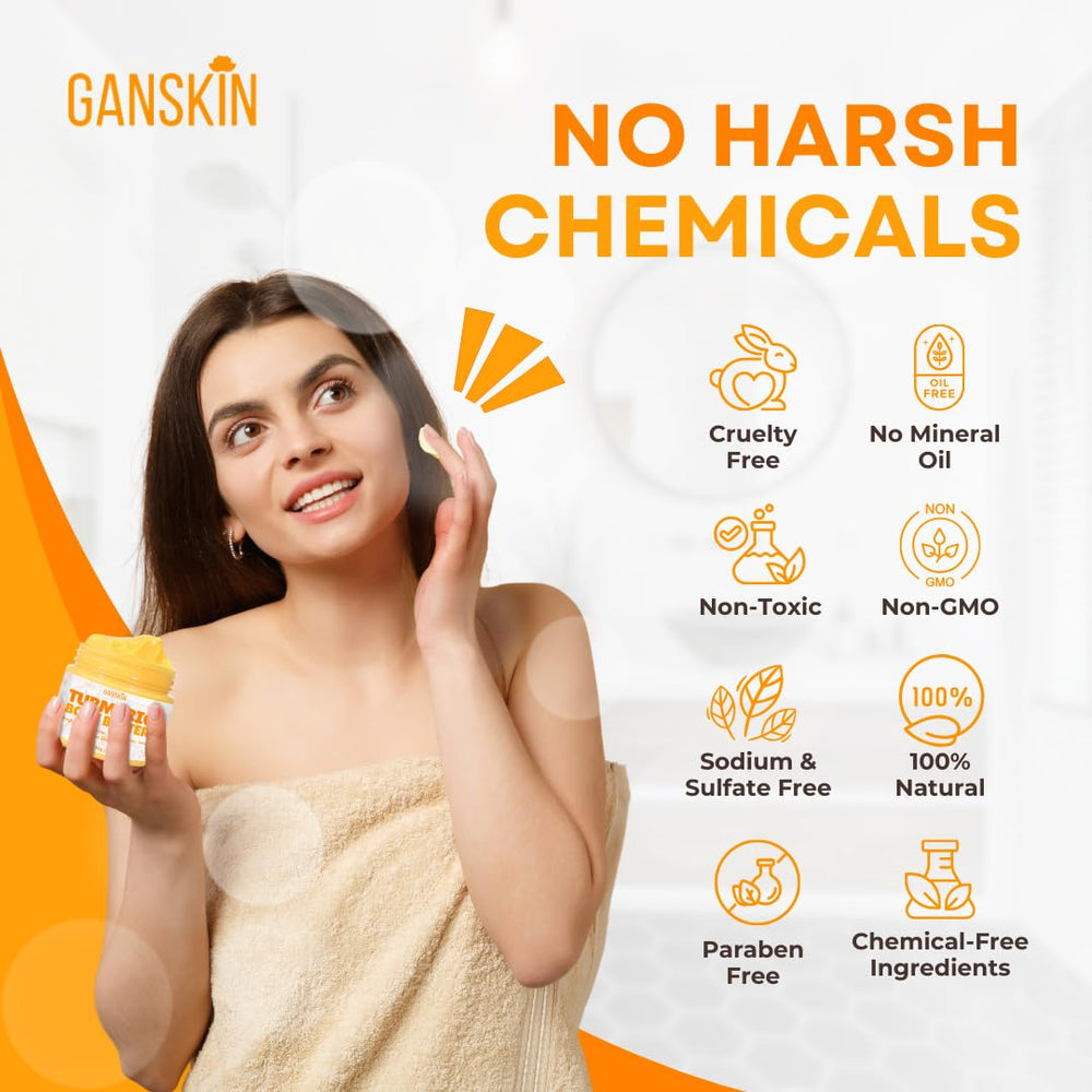 Ganskin textura crema curcuma: experiencia de spa en casa