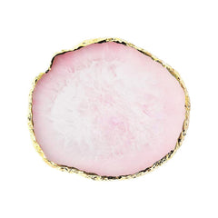 GAOSENLONK resin nail art palette with aureate edge for precise color mixing.