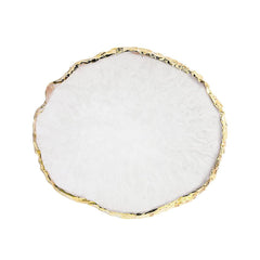 GAOSENLONK resin nail art palette white with smooth surface for precise color mixing.