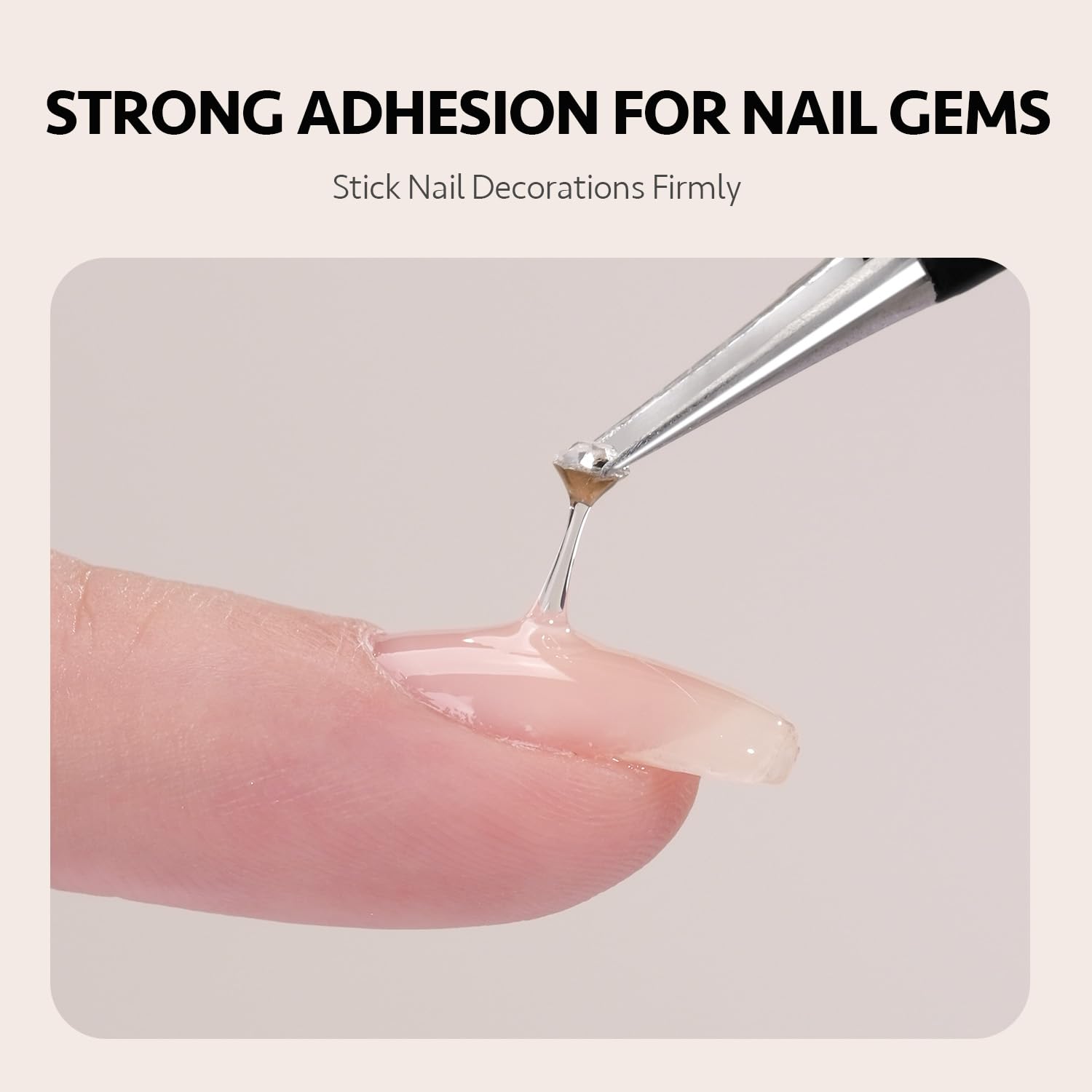 GAOY 15g package keeps a tidy home nail kit with ample gel.