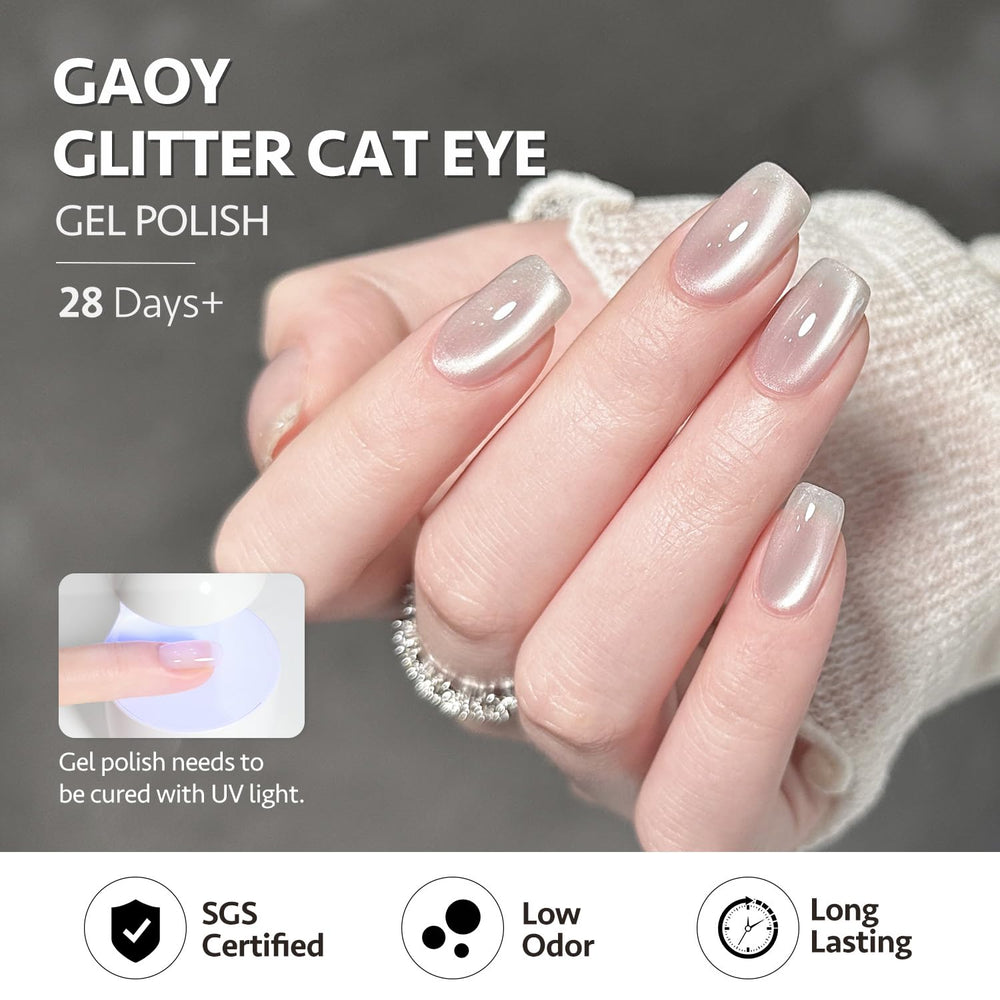 GAOY 16ml gel polish bottle provides durable color for at-home manicures.