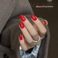 GAOY 1975 Prima Red gel with swatch for DIY nails