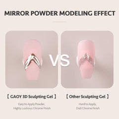 GAOY 3D Sculpting Gel for painting provides smooth color layering without mess.