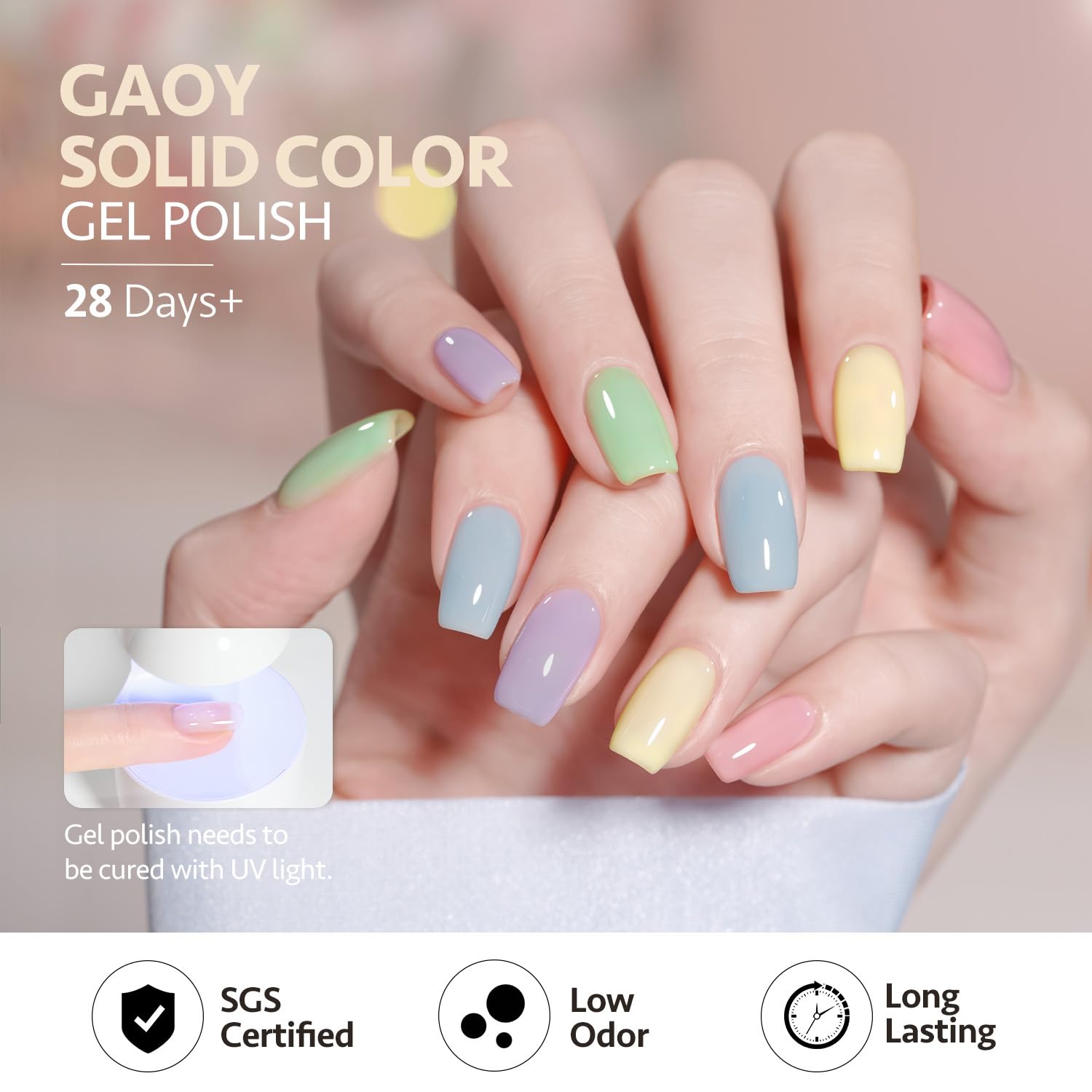 GAOY acabado mate para un toque elegante en nail art
