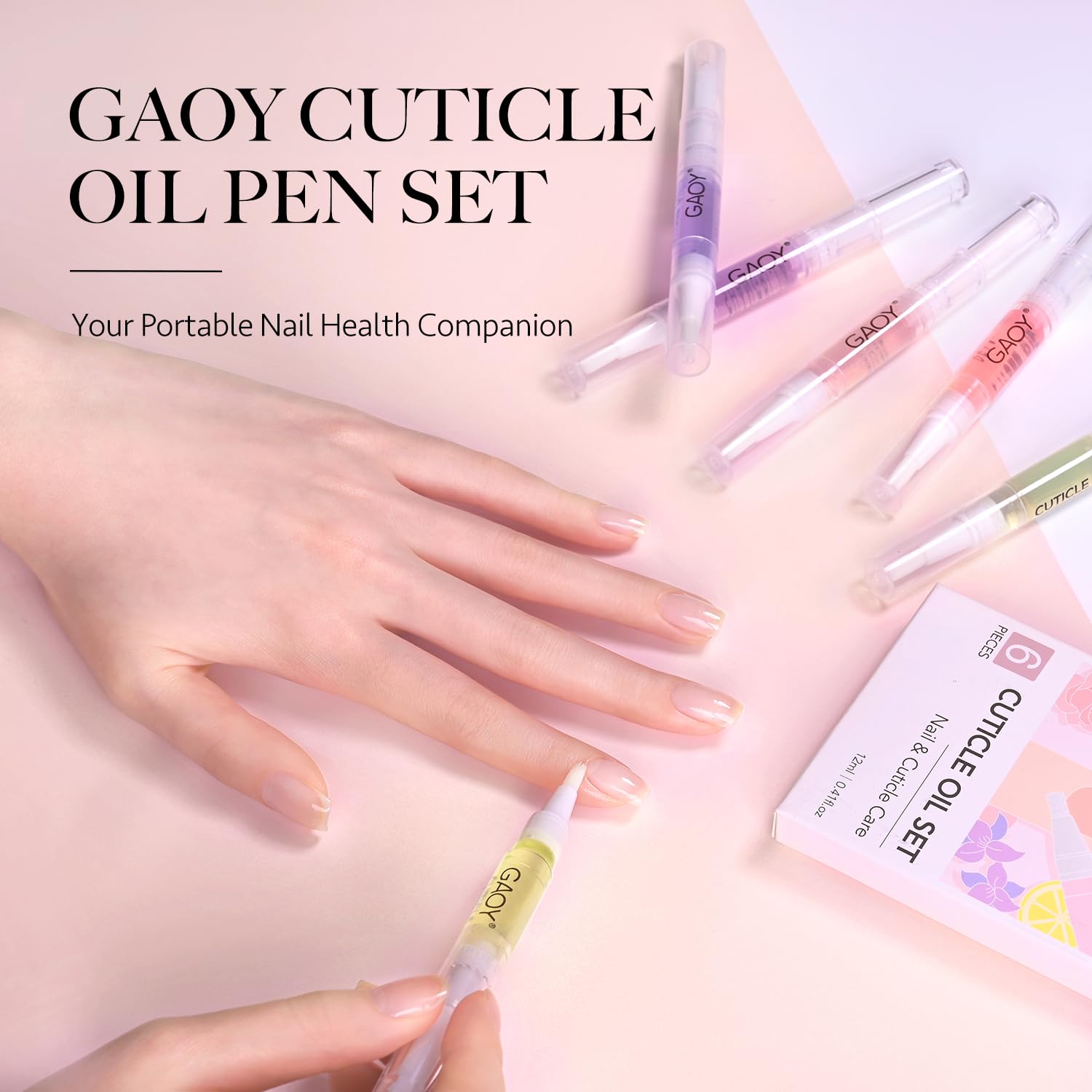 GAOY aceite cutícula girasol: sensación perfumada y reparación suave.