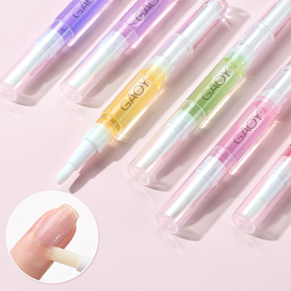 GAOY aceite cutícula limón: hidratación suave para uñas y piel.