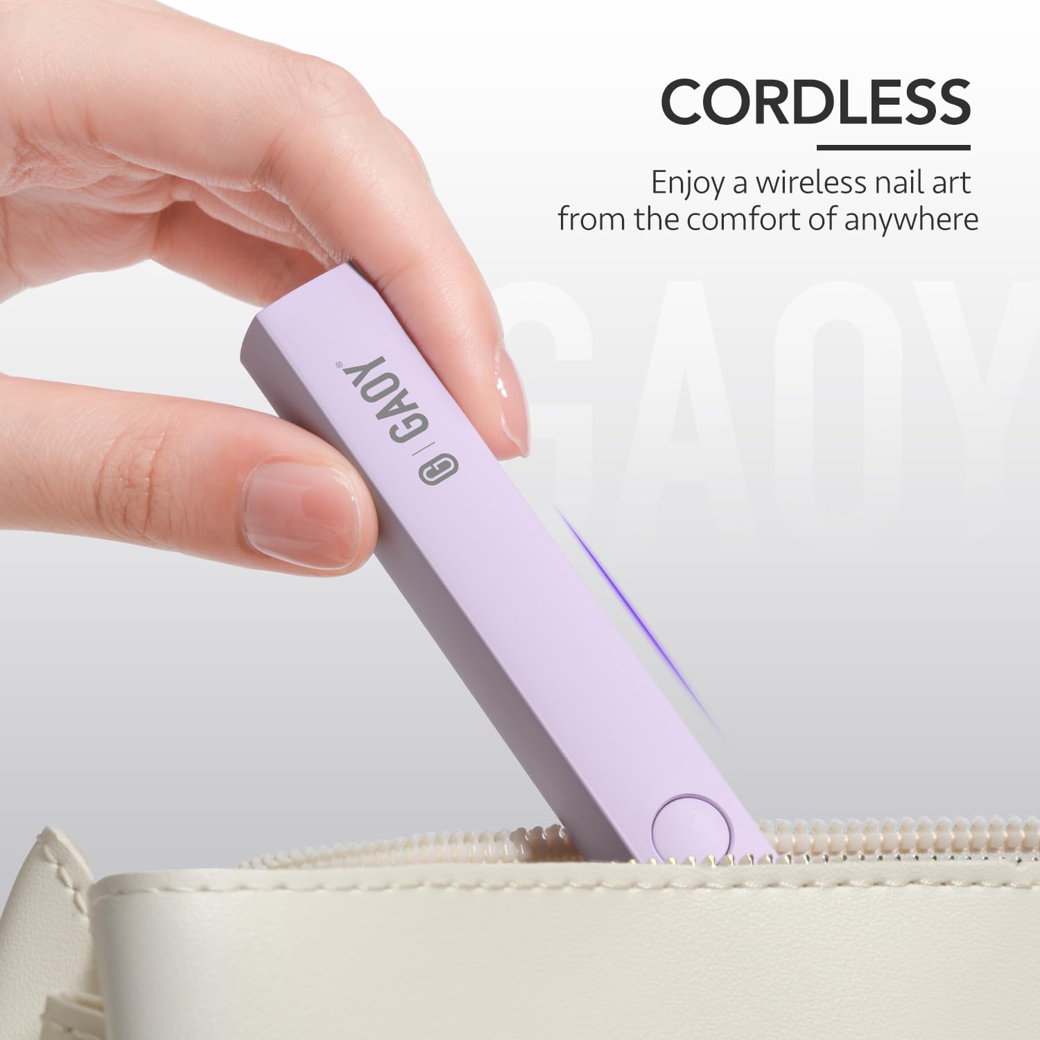 GAOY all-scenario gel manicure in use, versatile for nail art.