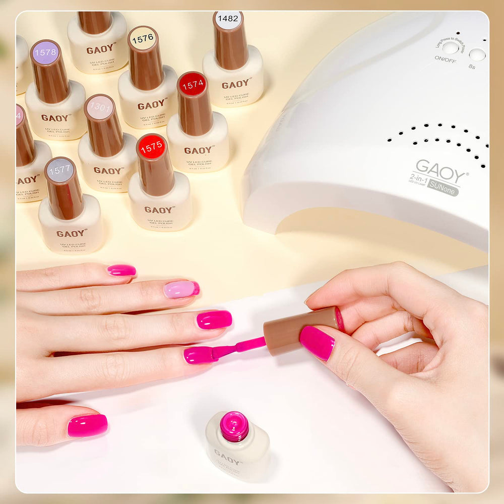 GAOY at-home manicure setup for professional-style results.