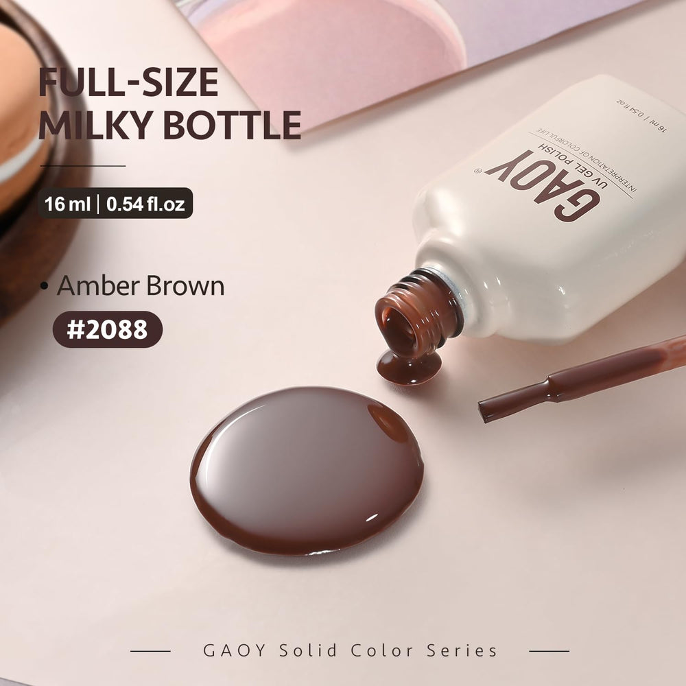 GAOY home manicure setup with gel polish and tools