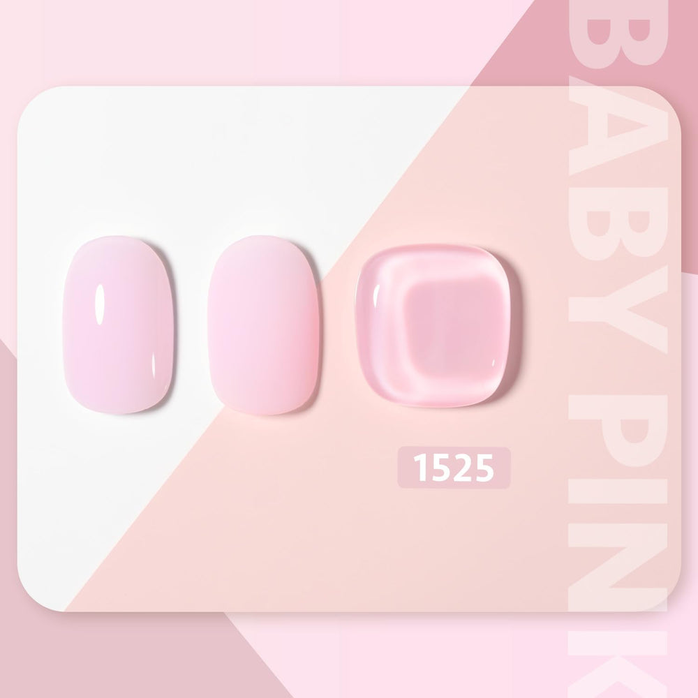GAOY Baby Pink gel polish brush close-up for smooth application.