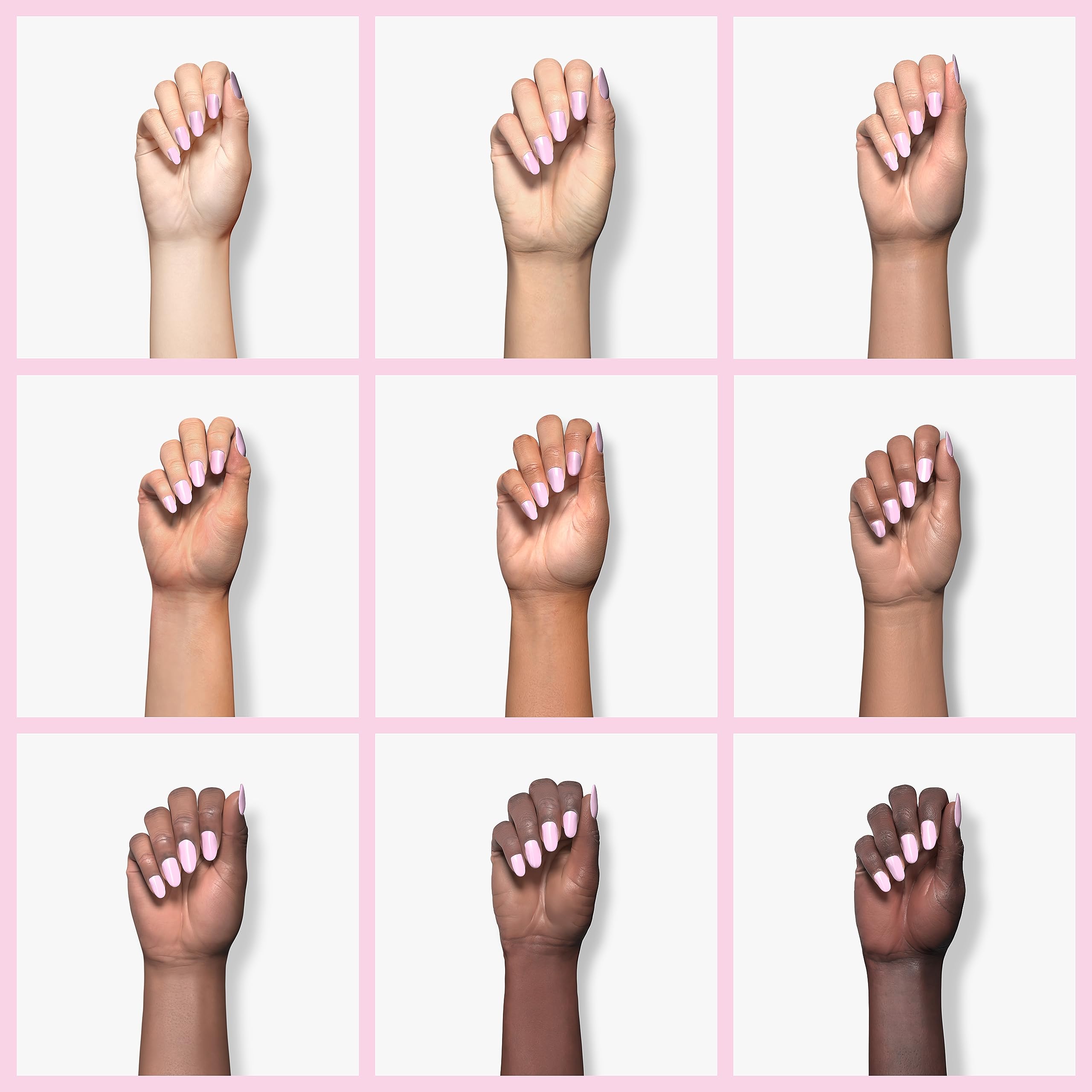 GAOY Baby Pink gel polish ideal for DIY nail art at home.