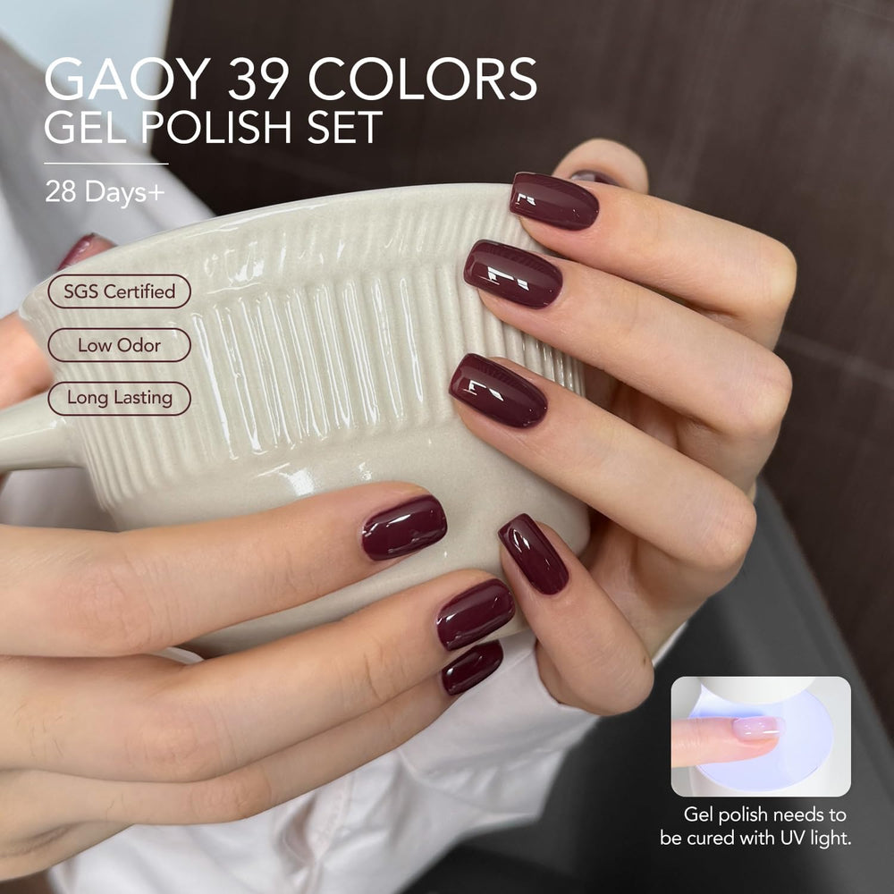 GAOY base coat bottle to boost adhesion and smoother wear.