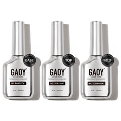 GAOY base-gel 16ml: capa base duradera que mejora la adherencia y el acabado.