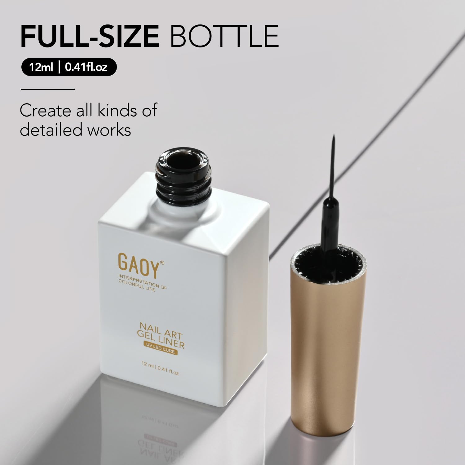 GAOY polish with lower odor and SGS-certified ingredients for comfort.