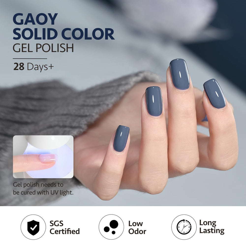 GAOY low-odor formula for comfortable home nail art.