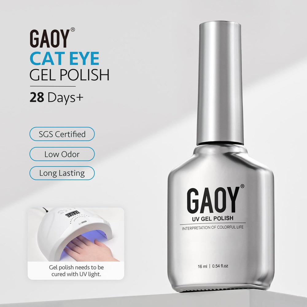 GAOY packaging with gel bottle and magnet for home nail art