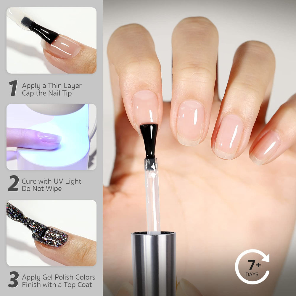 GAOY botella de capa base gel desprendible lista para manicura en casa