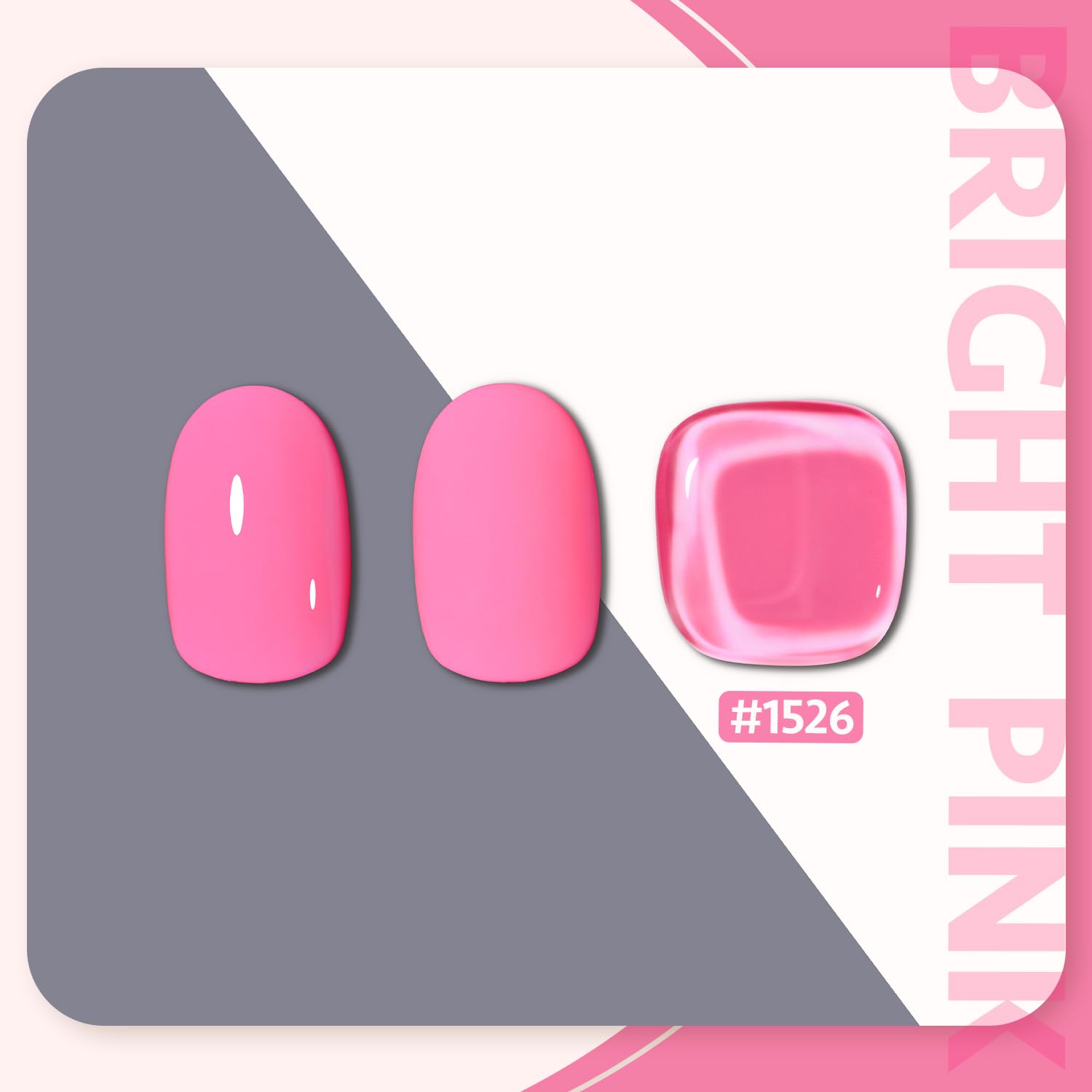 GAOY swatches reveal true pink shade and smooth finish for easy color matching