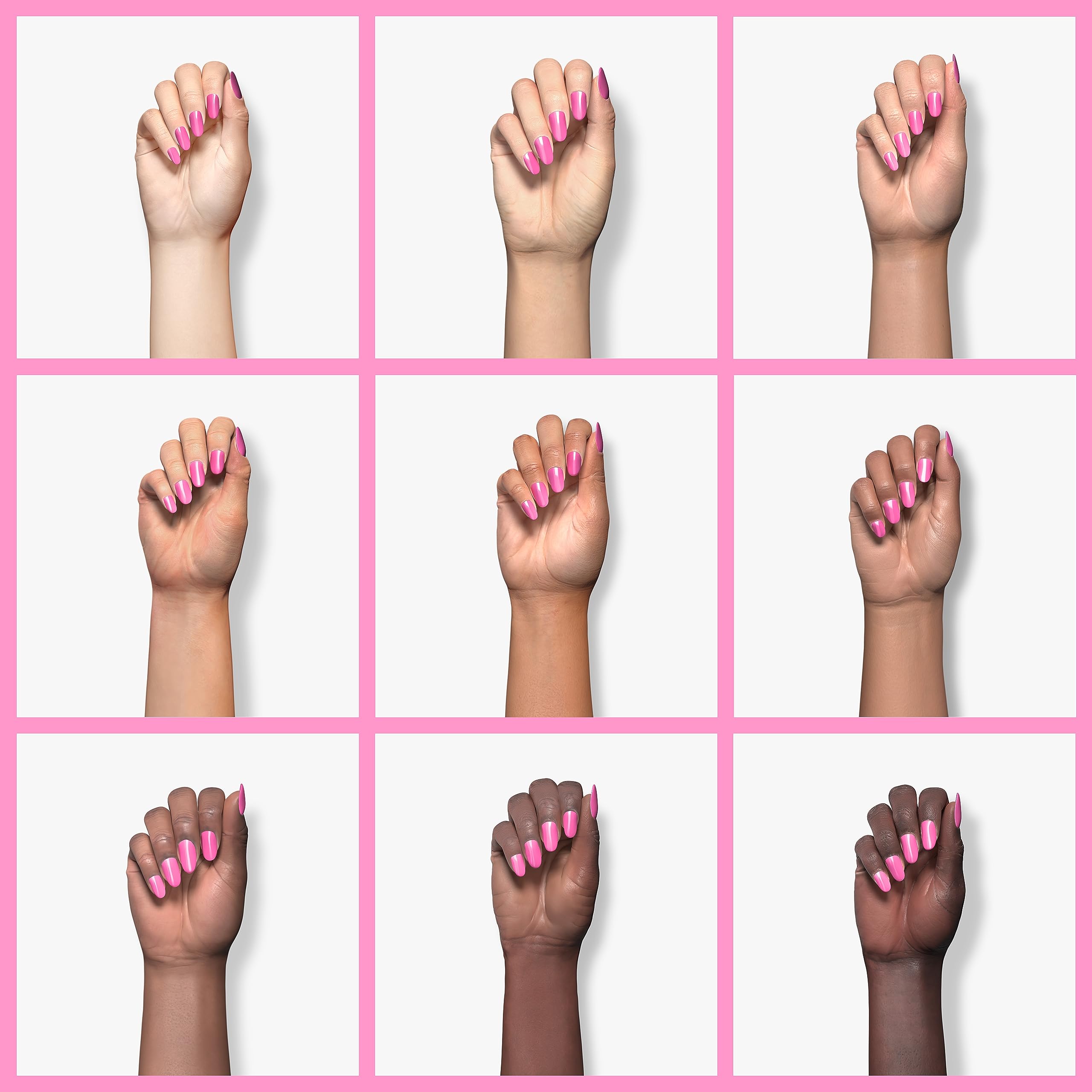 GAOY gel color on nail with shimmering top coat for long-lasting shine