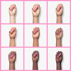 GAOY gel color on nail with shimmering top coat for long-lasting shine