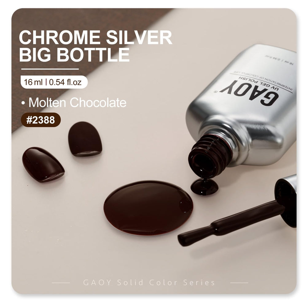 Durable color up to 4 weeks with proper prep using GAOY Molten Chocolate